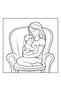 Mom Moments 40-Page Coloring Book-Thick Pages (21 X 21 cm) Suitable for Children and Adults - 4