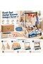 Newborn Baby Gift Box Wooden Hanging Gift Box Sailor Sailing Themed Birth Baby Shower Gift - 2