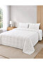 Rabbit Rabbit Fur Textured Double Bedspread 220X240 cm with 2 Pillowcases