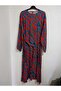Premium Quality, 100% Lycra-Free Cotton Fabric, Round Neck, A-Line, Plain, Long Dress - 4