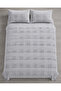 Rabbit Rabbit Fur Textured Double Bedspread 220X240 cm with 2 Pillowcases - 2