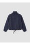 Timeless Clothing & Timeless Choices High Collar Polka Dot Loose Fit Women's Coat - 7
