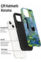 Compatible with iPhone 13 / 14 - Camouflage Cat Double Layer Cover, Glossy Surface Protective Glossy Touch Case - 2