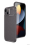 Ilkestor iPhone 15 Case Auto Focus Carbon Cover (13008) - Gray