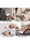 Lint Roller with 6 Refill Rolls for Clothes, Sofas and Rugs Pet Hair Remover, Peel & Dispose Sheets, Strong Adhesive, Multi-Surface Use, Includes Handle - 3