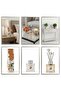 OUBOYA Peach Home Fragrance Reed Diffuser Set with Flower Reeds, Long-Lasting Aroma - 3