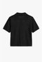 Black Reyna Polo Collar Cardigan - 5
