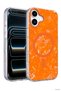 Ilkestor iPhone 16 Mila Wavy Magsafe Cover (13415) - Orange