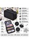 72-Hole Multi-Compartment Large Capacity Easy Practical Portable Erasable Black Pink Purple Oxford Cloth 4-Layer Painter's Pencil Holder Pencil Case Bag - 2