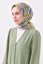 Soft Scarf Flower Water Green - 3