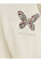 Ecru Butterfly Printed Baby Girl Set - 6