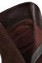 Women's Brown Zippered Thick Heeled Suede Leather Boots Wf190008Ds - 7