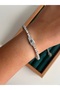 Special Series Zircon Stone Silver Color Waterway Bracelet - 3