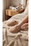 Women's Plush House Slippers – Warm Winter House Slippers with Buckle and Fur