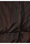 Regular Fit Hooded Zippered Lined Water Resistant Women's Brown Coat - 6