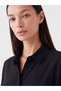 Two Mt Shop Quality Lcw Everyday Black Women's Shirt Tunic with Belt - 3