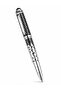 قلم فضي مزخرف بتصميم هندسي أنيق-TIMERA Silver Decorative Pen with Geometric Pattern - 2