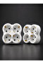 Wireless Socket Multiplexer 4-Way Wall-Mounted Compact Socket Multiplier Set of 2 - 3
