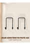 2 Pieces Multi-Purpose Adhesive Hanger Home Kitchen Bathroom Organizer