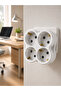 Wireless 4-Port Socket Multiplexer Compact Wall Socket Replication Adapter - 2