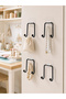 Set of 4 Adhesive Hangers Wall Hanger for Kitchen, Bathroom and Home - 5