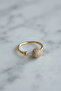 Gold Color Zircon Stone Topcuk Model Women's Ring