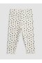 Ozmarka New Season Floral Patterned Baby Girl Blouse and Leggings Set - 7