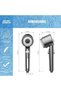 High-Pressure Handheld Shower Head with Filter, ABS Material, 3-Mode, Stop Button, 7cm Head, Grey - 2