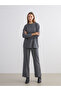 Esvab • Modern & Distinctive Wide-Leg Women's Trousers with Waist Drawstring - 2
