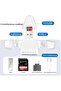 SD Card Reader,7-In-1 Multi-Function Card Reader,Usb3.0 Adapter Memory Card Reader,Portable/F - 3