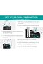ZHEGE 4-Digit Combination Padlock, Heavy Duty Weatherproof (Black, 1 Pack) - 7