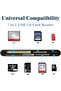 قارئ بطاقات SD بمنفذ USB C 7 في 1، محول بطاقة SD للآيفون، قارئ بطاقات كاميرا لايتنينج SD/TF - 5