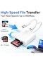 قارئ بطاقات SD بمنفذ USB-C و Lightning لنظامي iOS و Android - نقل بيانات سريع، توصيل وتشغيل، بطاقة ذاكرة Ada - 4
