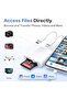 قارئ بطاقات SD بمنفذ USB-C و Lightning لنظامي iOS و Android - نقل بيانات سريع، توصيل وتشغيل، بطاقة ذاكرة Ada - 5