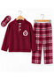 Girls' and Boys' Polar Fleece Thick Winter Long-Sleeved Pajama Set - 3