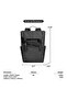 Slash-T64 Flap Laptop Backpack, Lightweight, Water-Resistant College Travel Casual Daypack, Slim Durable Work-pack Rucksack for 16 Inch MacBook Laptop, Large Capacity, 18L - 5