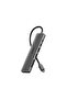 7in1 Multifunction HUB PowerTrans - Chrome Grey