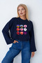 Floral Printed Long Sleeve Body Suitable for Hijab Wear - 2