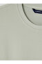 Özmarka New Season Green Crew Neck Men's Sweatshirt - 7