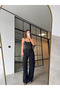 Tencel Cargo Pants with Zipper Detail - 3