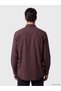 Vizyon New Season Burgundy Regular Fit Plaid Men's Shirt - 3