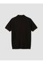 Vizyon New Season Brown Polo Collar Soft Touch Men's Knitwear T-Shirt - 6