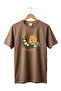 Unisex Vintage Mediterranean Aegean Themed Good Things Take Time Written Olive Branch Printed 100% Cotton Crew Neck Basic T-Shirt