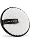 Trio Clean Sponge Makeup Remover Pad white Cotton Reusable, Soft Texture