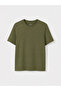 Vizyon New Season Khaki Regular Fit Thin Fabric T-Shirt /03 - 4