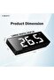 Electronic Clock,Digital Alarm Clock,LED Bedside Alarm Clocks,Touch Snooze,7 Brightness Adjust - 7