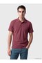 Vizyon New Season Pink Polo Collar Men's T-Shirt