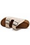Aryan 305-2002 Dr. Recommended Orthopedic Men's Slippers Beige - 4