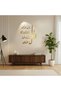 3D Acrylic Self-Adhesive Islamic Wall Verse – Arabic Calligraphy Wall Art – Peel & Stick Quranic Verse Wall Decor for Living Room, Hallway & Modern Home | Spiritual Eid & Housewarming Gift - 3