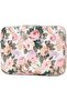 White Camellia Waterproof Canvas Laptop Sleeve with Front Pocket, Shockproof Padded Case for MacBook - 4